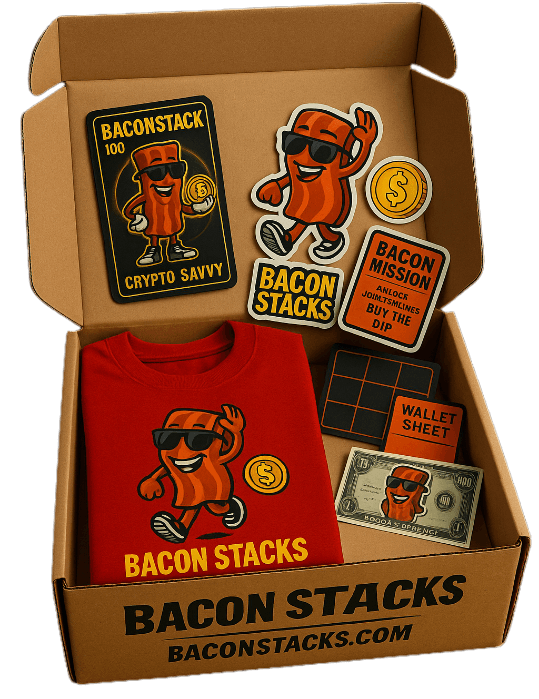 Baconstacks box and goodies